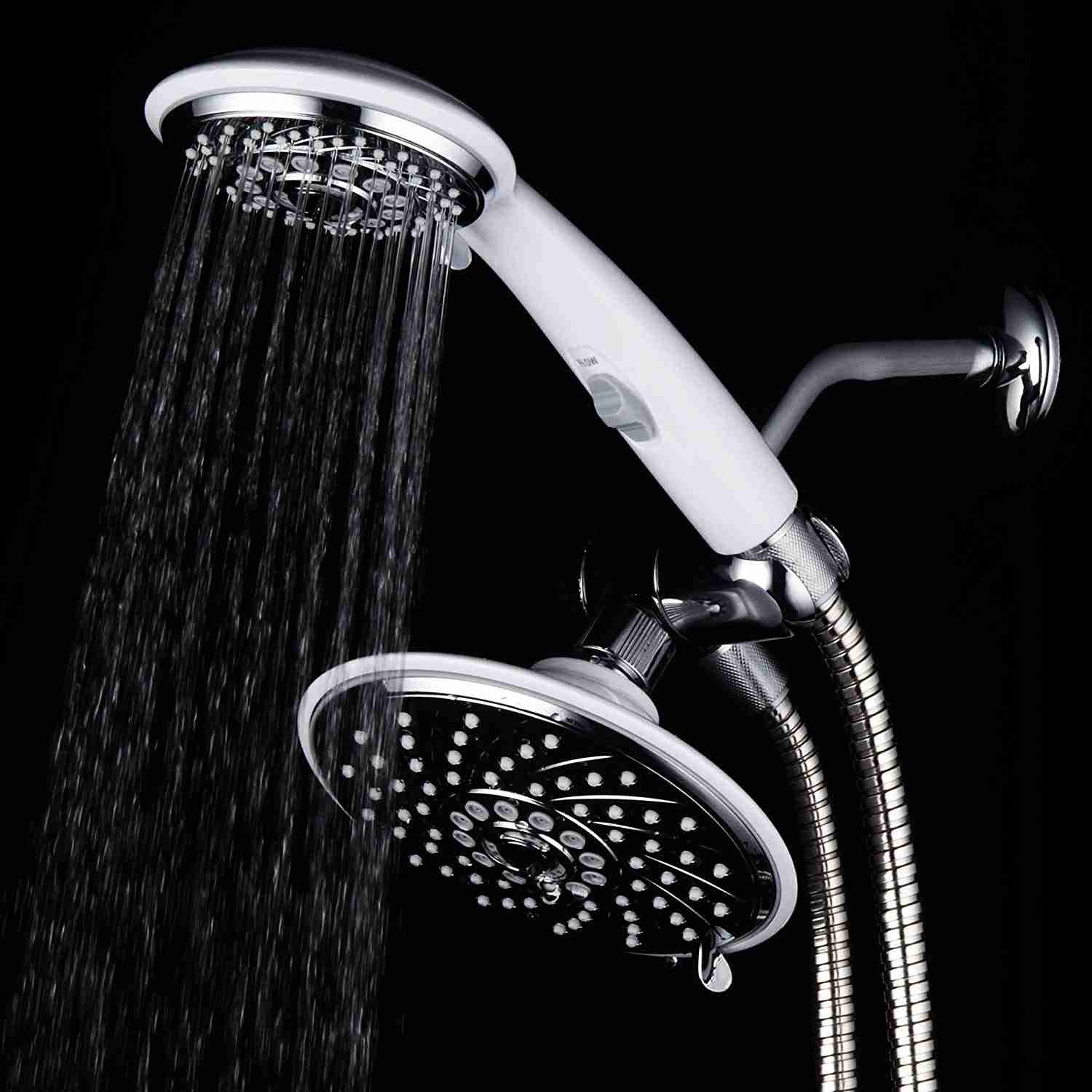 HotelSpa Ultra-Luxury 3 way Rainfall Shower-Head | Bathroom Accessories HotelSpa 30-Setting Ultra-Luxury 3 way Rainfall Shower-Head
