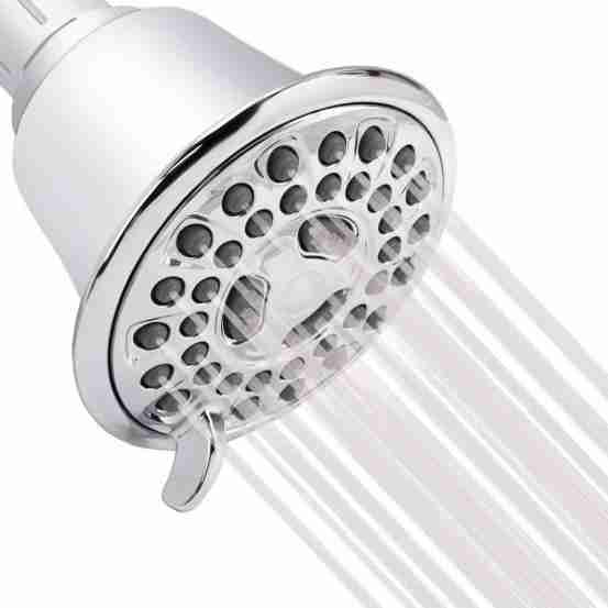 YAWALL Showering Replacement 4-Inch Shower Head Fixed