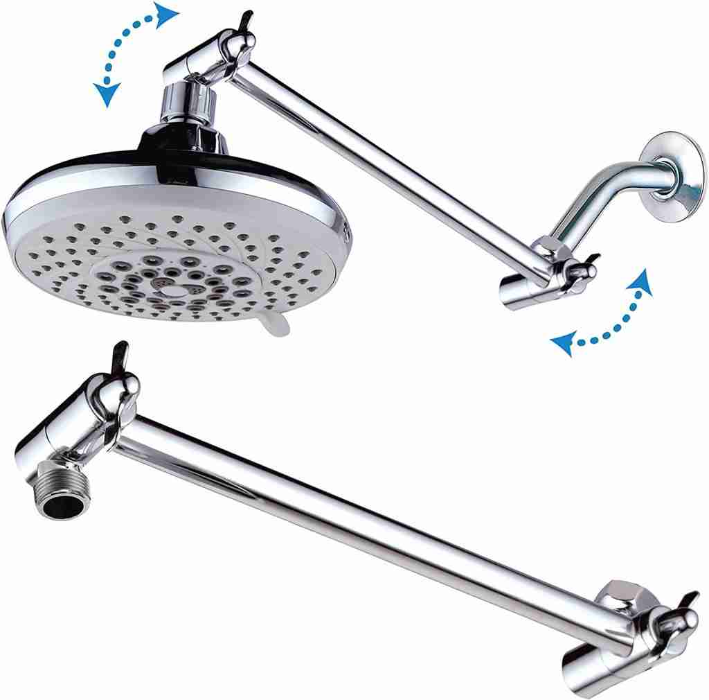 Hotel Spa 11 Solid Brass Adjustable Shower Extension
