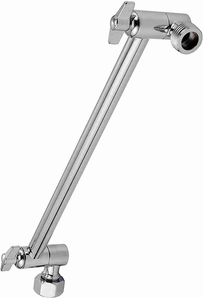 SparkPod Adjustable Shower Arm Extension Brass