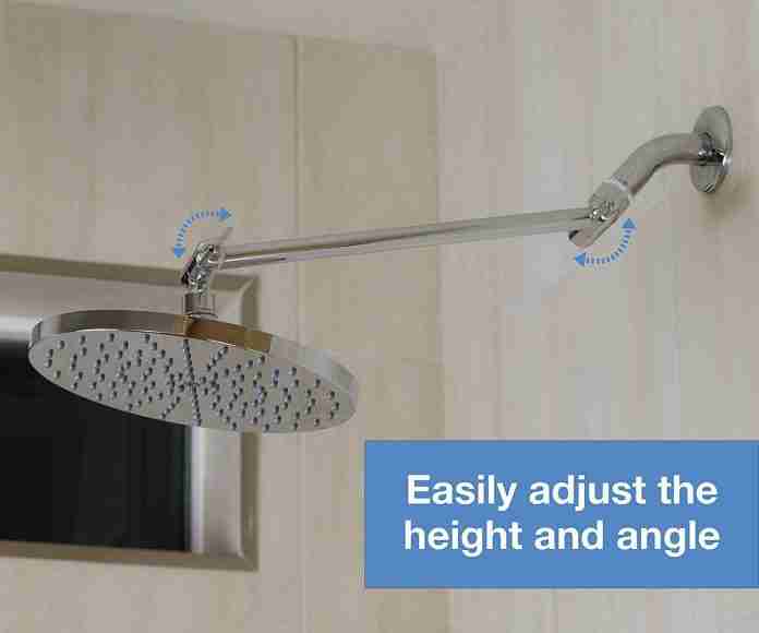 Adjustable Shower Arm Extension by WaterPoint