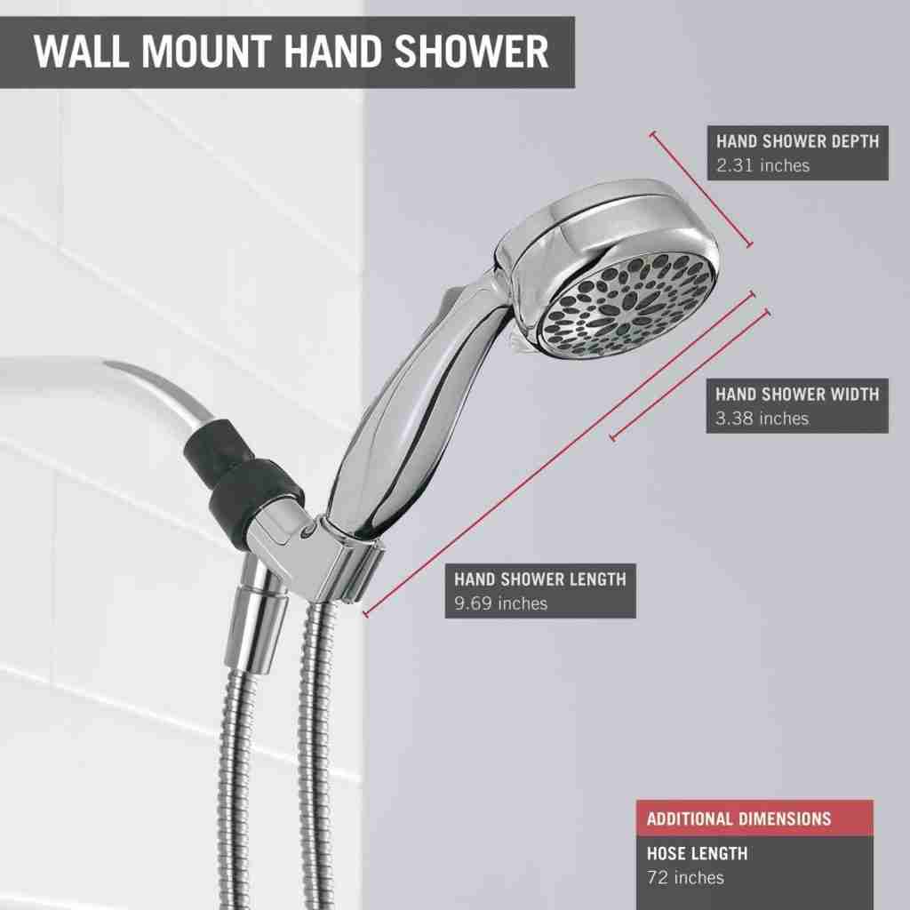 Delta Faucet 7-Spray Touch-Clean Hand Held Shower