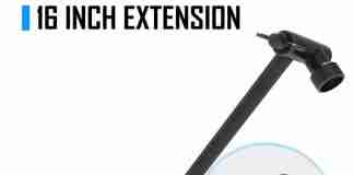 Coeur Designs 16 Inch Extra Long Shower Extension Arm