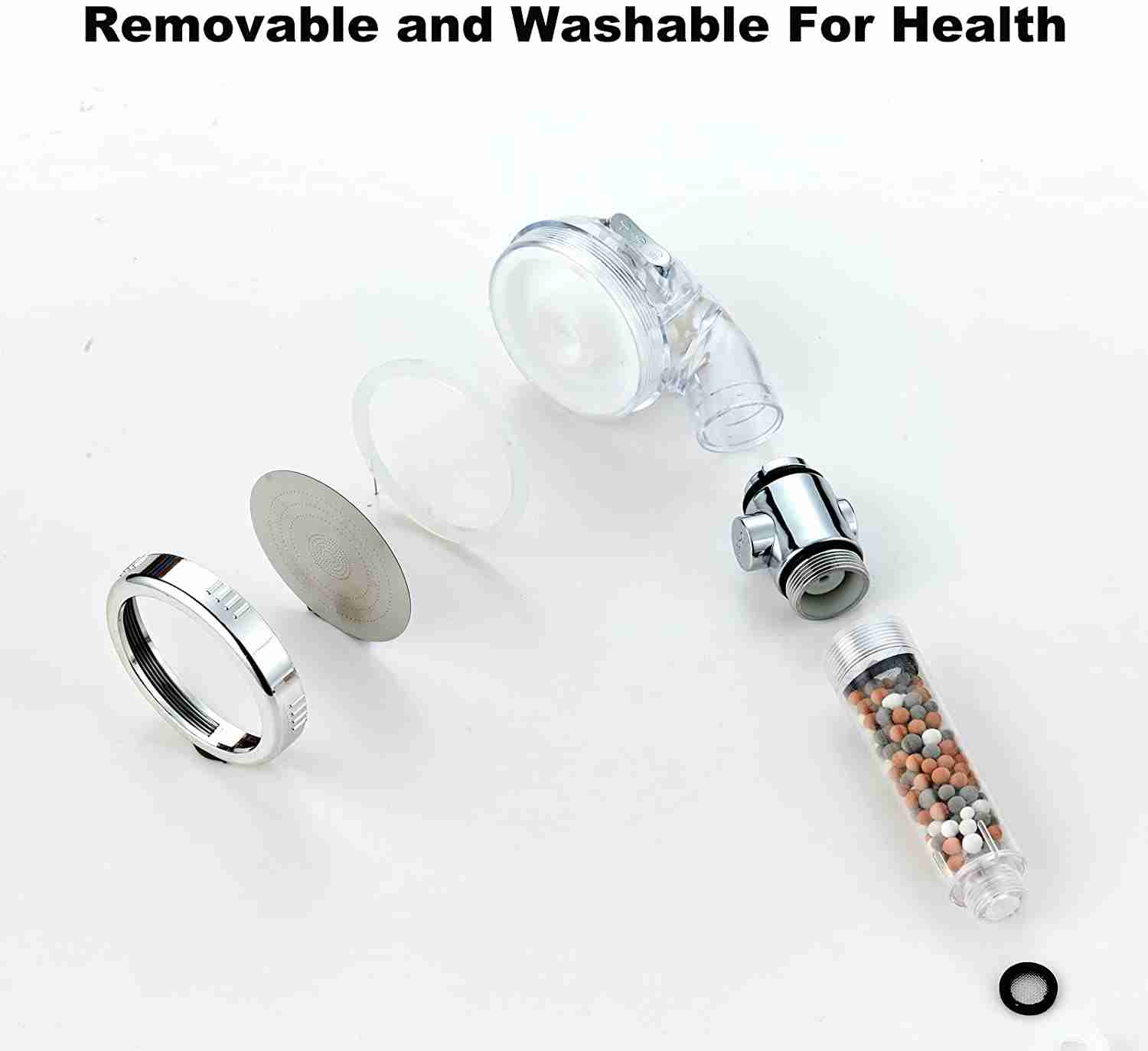 Zenbodys Shower Head Water Saving Filtered Handheld Ionic