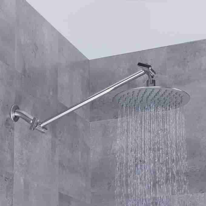Rain Shower Head With Extension Arm