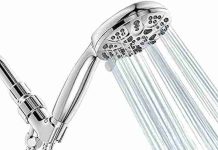 6 functions handheld shower head set hopopro high pressure shower head high
