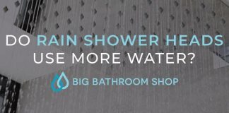 does a rain shower use more water 5