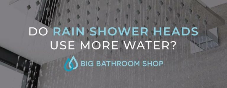 Does A Rain Shower Use More Water? | Hello Bathrooms