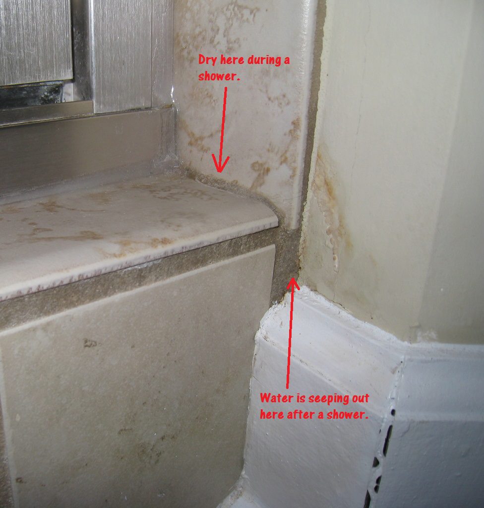 Why Is My Walk In Shower Leaking Water From The Corner?