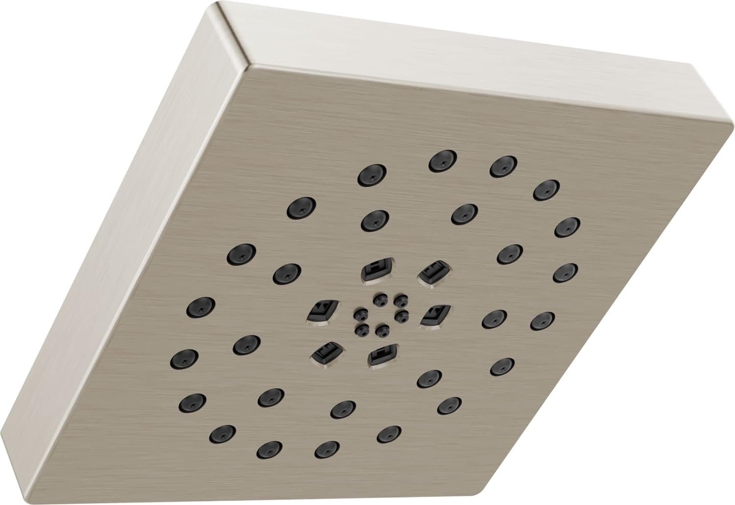 5 Important Features To Look For In A Delta Rain Shower Head | Bathroom Accessories delta 52484 universal showering ultrasoak 7 1316 square 175 gpm multi function rain shower head with touch clean and h2o 1