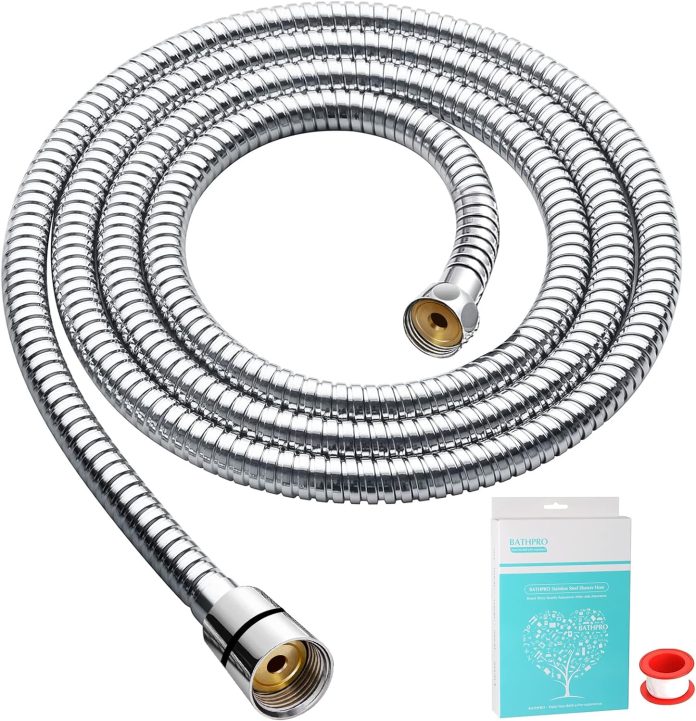 comparing extra long shower hoses steel chrome and more