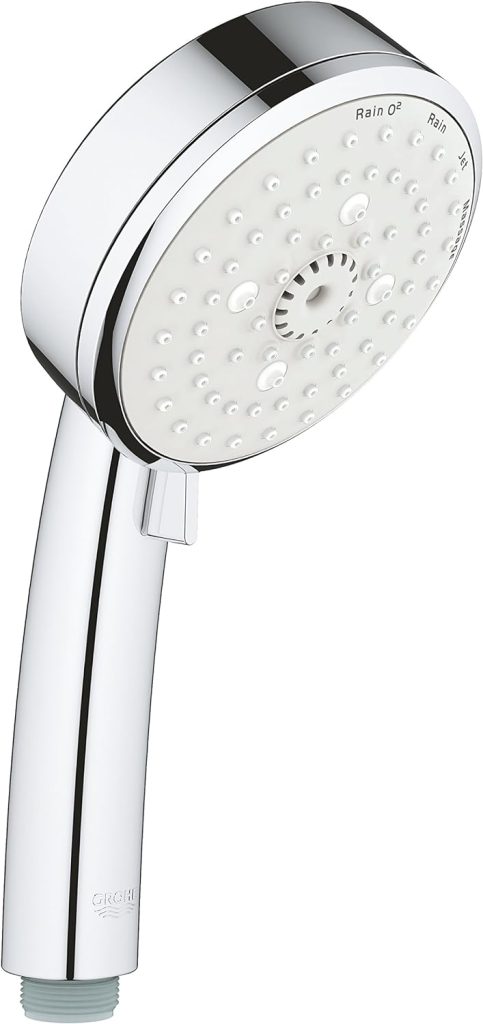 Grohe 27575002 Tempesta Cosmopolitan 2.5 GPM 4-Spray Hand Shower, Starlight Chrome