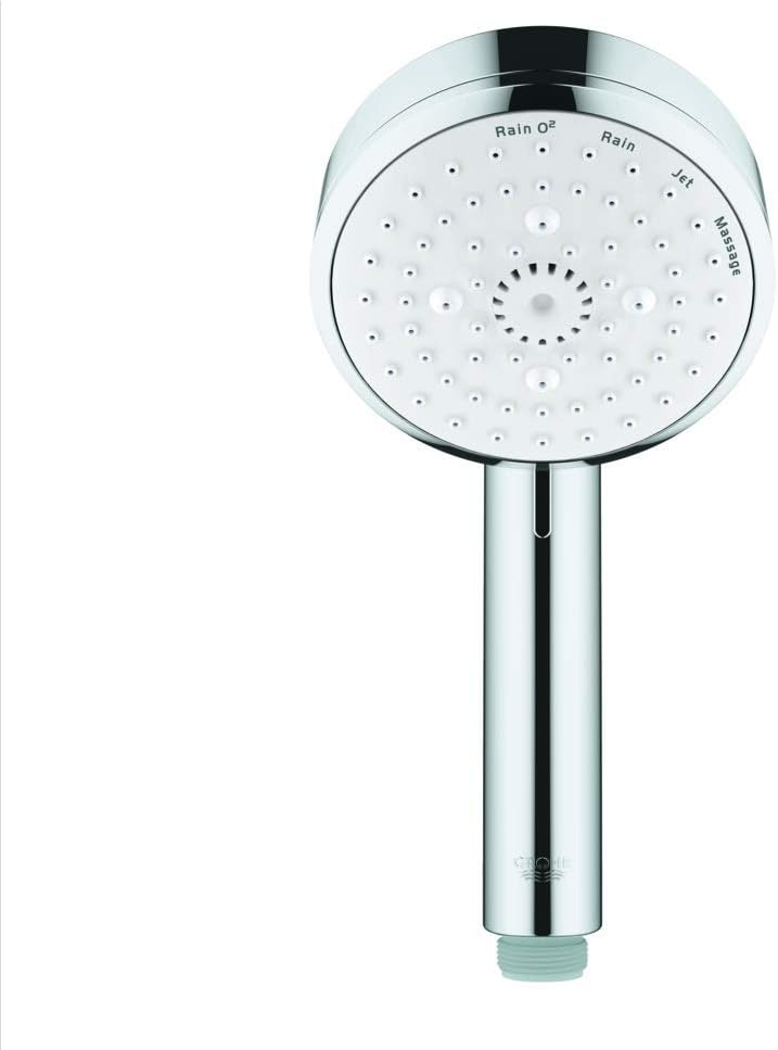 Grohe 27575002 Tempesta Cosmopolitan 2.5 GPM 4-Spray Hand Shower, Starlight Chrome