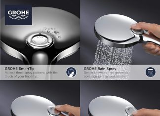 grohe rainshower smartactive hand shower kit review