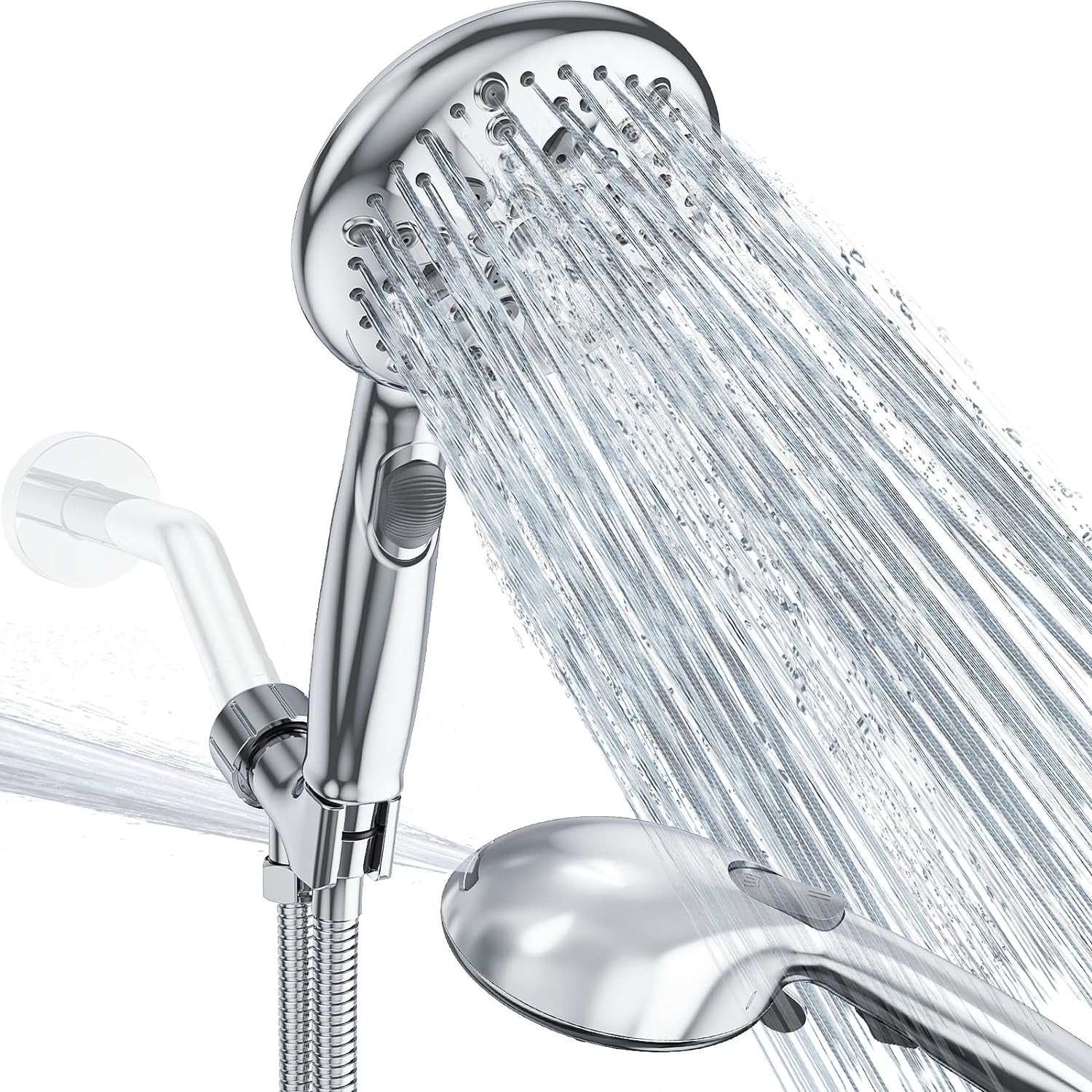 American Standard Easy Clean Shower Head Polished Chrome | Shower Head suncleanse high pressure 9 mode handheld shower headpolished chrome shower heads with onoff pause switchbuilt in power w 1