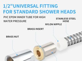 comparing 5 extra long and durable shower hoses