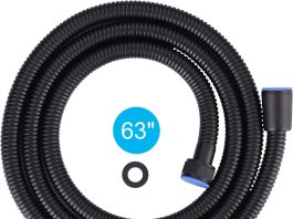 comparing 5 extra long shower head hoses a matte black bathroom faucet
