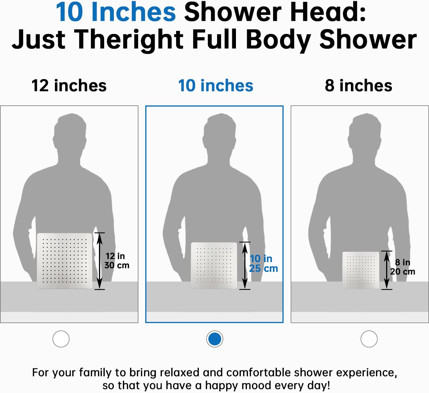 G-Promise All Metal Dual Square Rain Shower Head Combo - 8 | Handheld Shower Wand with 71 Extra Long Flexible Hose | Smooth 3-Way Diverter | Adjustable Extension Arm - A Bathroom Upgrade
