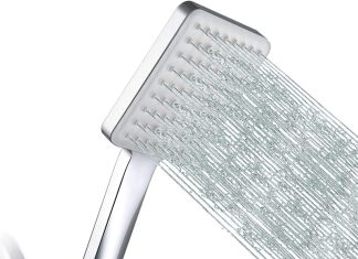 grich high pressure shower head with handheld 6 spray modessettings detachable shower head with stretchable 59 304 stain