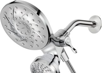moen engage magnetix chrome 25 gpm handheldrain shower head 2 in 1 combo featuring magnetic docking system rain shower h
