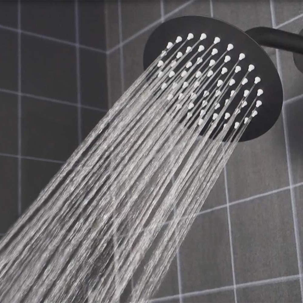 NearMoon Rain Shower Head, Ultra-Thin Design-Pressure Boosting, Awesome Some Experience, High Flow Stainless Steel Rainfall Shower Head (8 Inch,Chrome Finish)