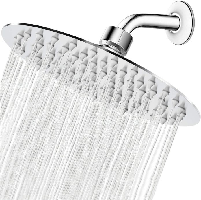 nearmoon rain shower head ultra thin design pressure boosting awesome some experience high flow stainless steel rainfall
