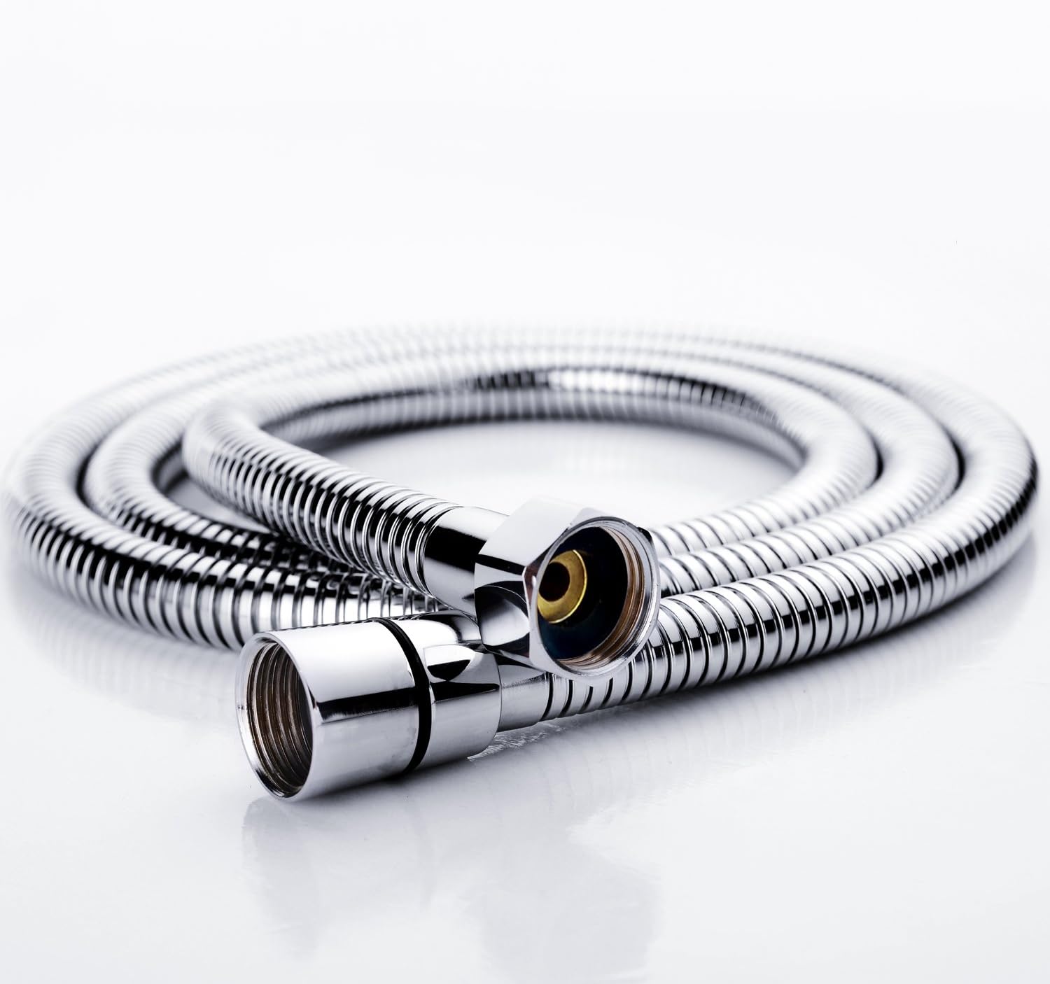 SR SUN RISE Flexible 304 Stainless Steel Replacement Shower Hose with Brass Fittings. RV Shower Hose. Explosion-Proof. 1.8 Meters/5.9 Ft/71 Inches. Matte Black