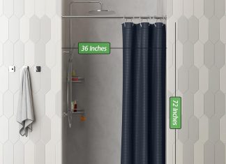 neaterize shower curtain white hotel style shower curtains for bathroom with waffle design 72x72 inches white fabric sho 1