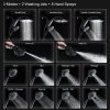 BrandName High Pressure Shower Head - Anti-Clogging Silicone Nozzles - 2.5 GPM Removable Restrictor - Image 5