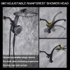 BrandName High Pressure Shower Head - Anti-Clogging Silicone Nozzles - 2.5 GPM Removable Restrictor - Image 3