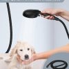 JDO 6-Setting Shower Head with Handheld, High Pressure Hand held Shower Head, 4.7 Inch Chrome Detachable Showerhead Set with 59 Inch Stainless Steel Hose and Adjustable Showerhead Holder - Image 5