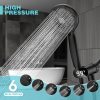 JDO 6-Setting Shower Head with Handheld, High Pressure Hand held Shower Head, 4.7 Inch Chrome Detachable Showerhead Set with 59 Inch Stainless Steel Hose and Adjustable Showerhead Holder - Image 4