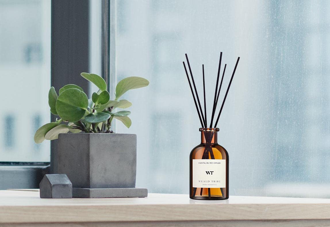 WEALD TRIBE Flower Reed Diffuser Set Eucalyptus Lavender Scent For Bathroom Accessories Shelf Decor Air Fresheners, Sticks Defusers With 4.0 fl oz Essential Oils, House Bedroom Office Decor Gift WEALD TRIBE Flower Reed Diffuser Set Eucalyptus Lavender Scent For Bathroom Accessories Shelf Decor Air Fresheners, Sticks Defusers With 4.0 fl oz Essential Oils, House Bedroom Office Decor Gift