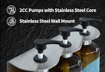 GammaSellers Wall-Mounted Pump Dispenser Set review