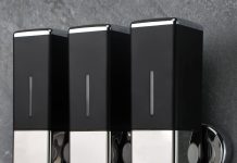 3x500ml Wall Mounted Soap Dispenser (Black) review