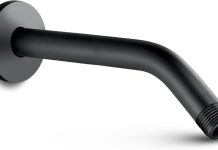 Cobbe 6-Inch Shower Arm Matte Black review