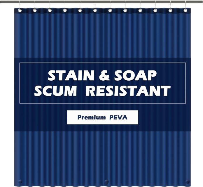 ehznzie-clear-shower-curtain-liner-light-weight-peva-shower-liner-72x72-inches-waterproof-no-chemical-smell-with-12-rust