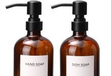 Glass Soap Dispenser with Ceramic Vanity Tray review