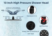 Hibbent All Metal Shower Head review