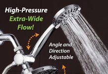 AquaDance 7\” Premium High Pressure 3-Way Rainfall Combo review