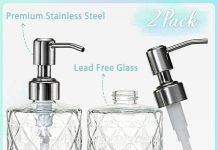 JASAI Diamond Embossed Glass Soap Dispenser review