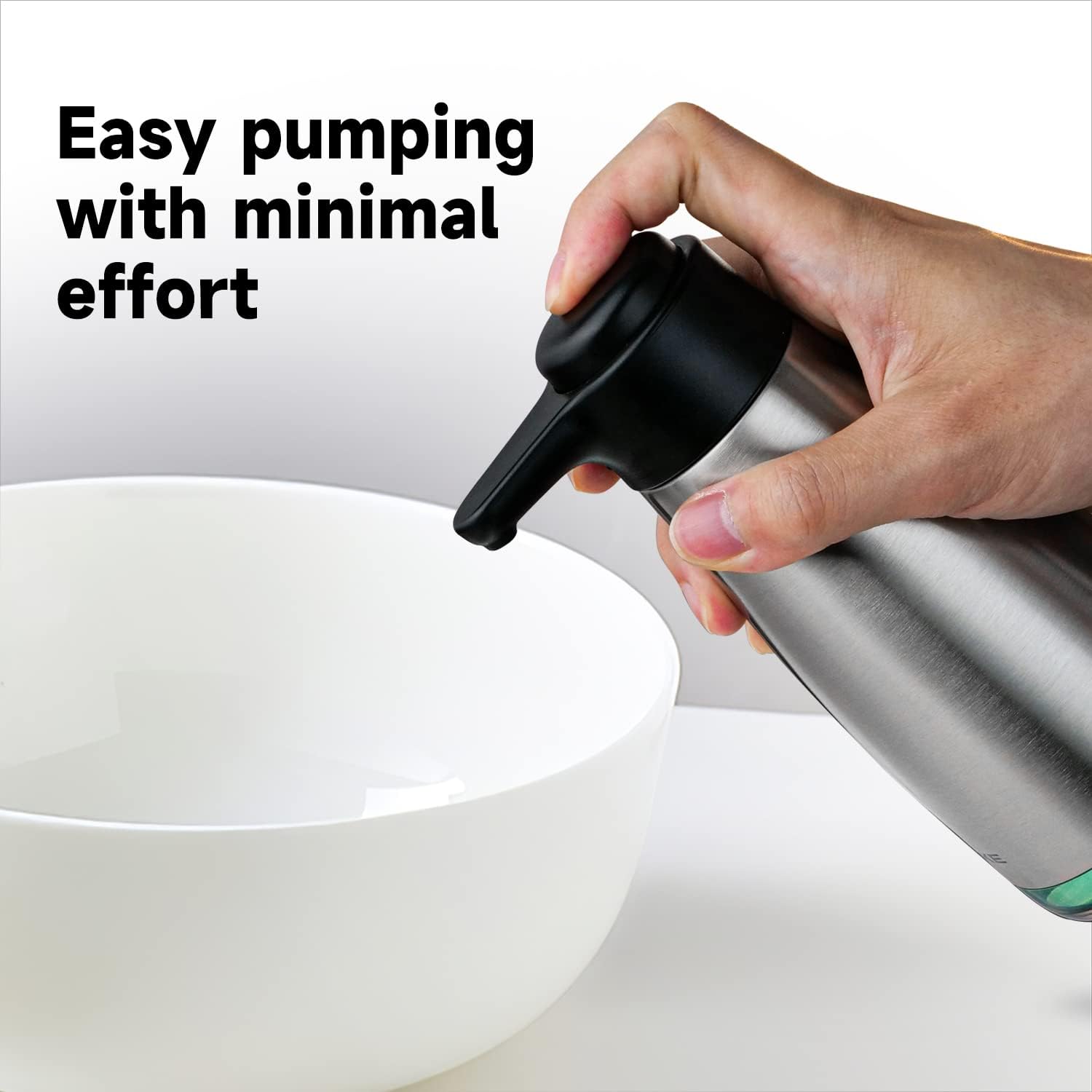 AIKE 15fl.oz Stainless Steel Liquid Soap Dispenser for Dish and Hand Soap AIKE 15fl.oz Stainless Steel Liquid Soap Dispenser for Dish and Hand Soap