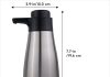AIKE 15fl.oz Stainless Steel Liquid Soap Dispenser for Dish and Hand Soap
