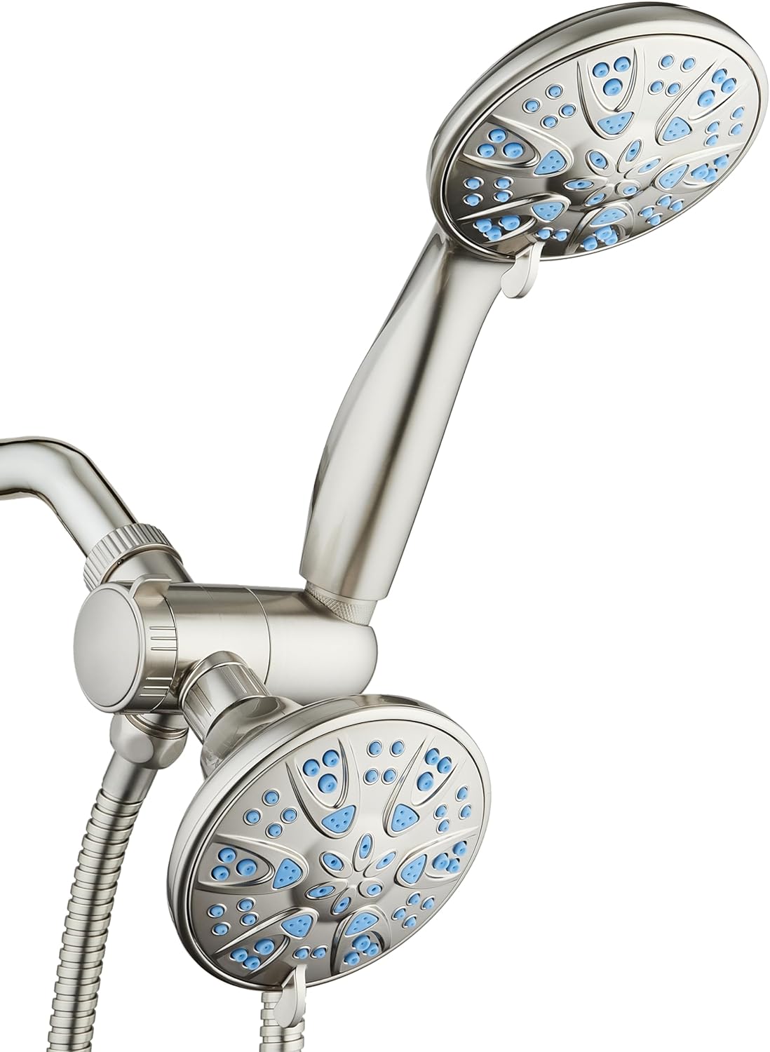 AquaDance Antimicrobial 30-Setting Shower Combo, Soft Purple, 4 AquaDance Antimicrobial 30-Setting Shower Combo, Soft Purple, 4