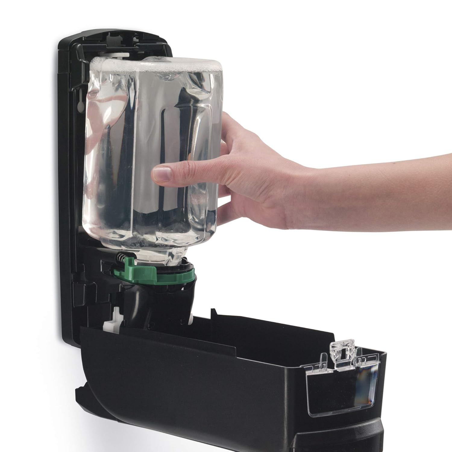 GOJO ADX-12 Push-Style Foam Soap Dispenser, Chrome/Black, for mL GOJO ADX-12 Soap Refills (Pack of 1) – 8888-06 GOJO ADX-12 Push-Style Foam Soap Dispenser, Chrome/Black, for mL GOJO ADX-12 Soap Refills (Pack of 1) – 8888-06