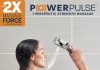 Waterpik One-Touch Dual 2-in-1 Shower System With Rain Shower Head and 7-Mode Hand Held Shower Head, Chrome XPB-133E-763E PowerPulse Chrome 8 Settings Showerhead Combo 1.8 gpm Home |