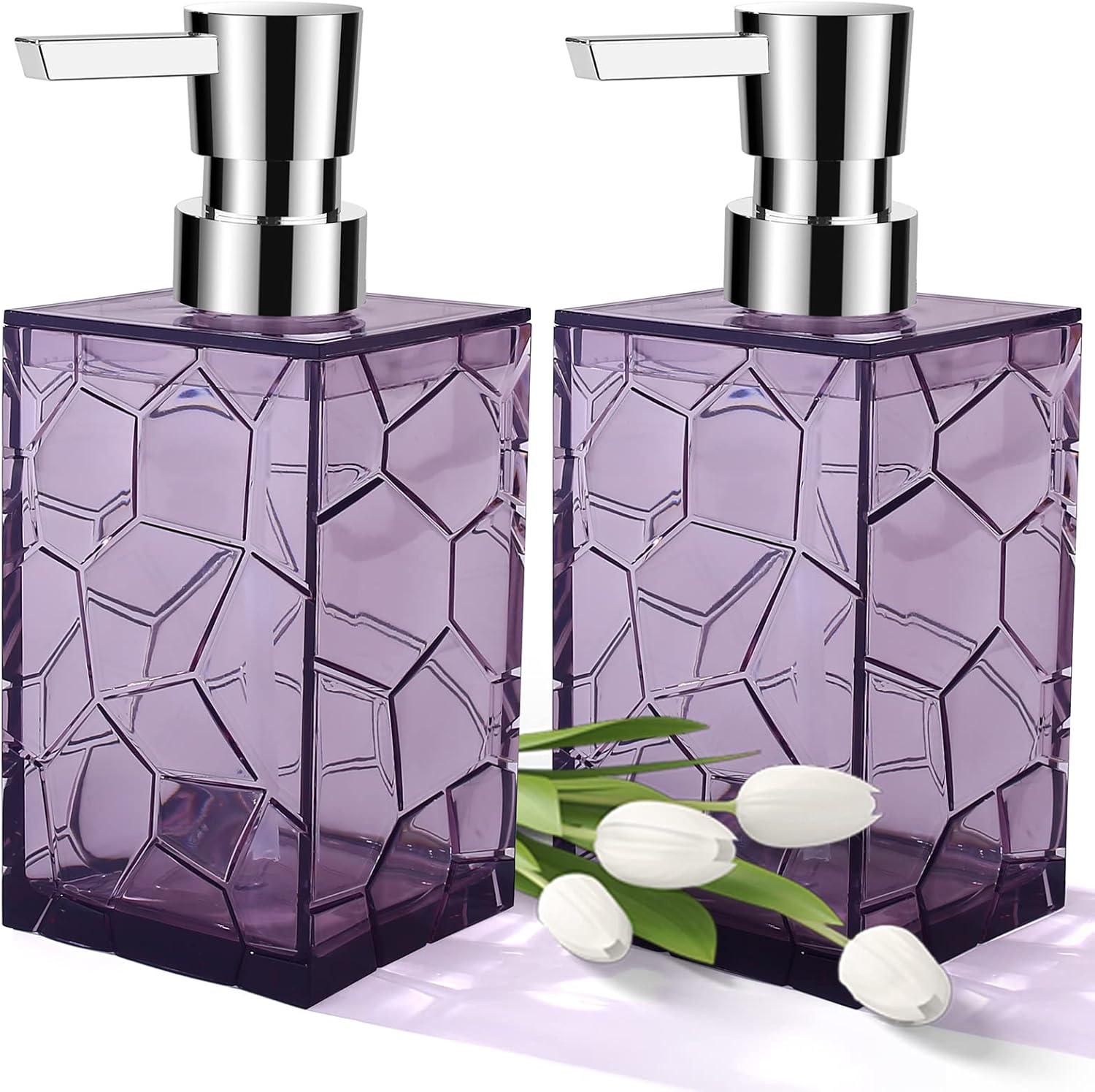 2 Pack Clear Rust Proof Soap Dispenser, Acrylic Plastic Hand Soap Lotion Dispenser Set for BathroomKitchen 2 Pack Clear Rust Proof Soap Dispenser, Acrylic Plastic Hand Soap Lotion Dispenser Set for BathroomKitchen