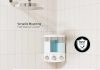 Better Living Products, White 76354 Euro Series TRIO 3-Chamber Soap and Shower Dispenser