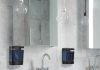 Commercial Soap Dispenser Wall Mount for Bathroom (2-Pack), Wall Mounted Hand Soap/Sanitizer Dispenser for Home or Business (Black), by EnBath Home |