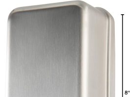 Commercial Soap Dispenser Wall Mount, 304 Stainless Steel & Solid Brass Pump Core, Industrial Grade Hand Soap Dispenser with Corrosion-Proof Lining for Bathrooms & Kitchens, 37oz/1100ml ADA Compliant